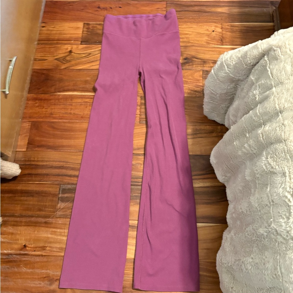 Pact Women's Purple Boot Cut Pants